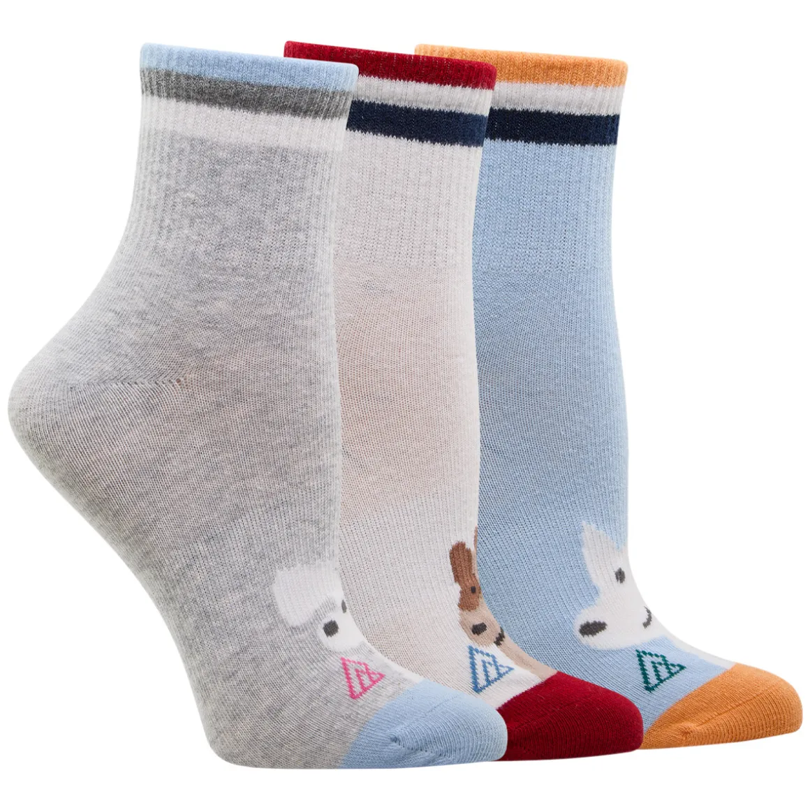 Animals (Pack of 3 Pairs) - Women's Socks