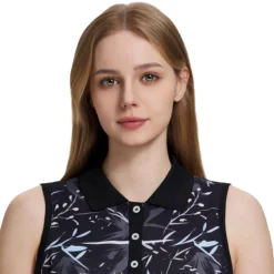 Auutinen - Polo sans manches pour femme