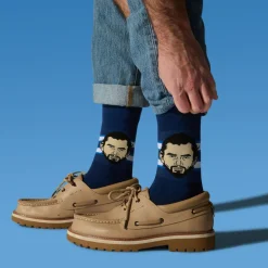 Connor Hellebuyck Winnipeg Jets NHL - Adult Caricature Crew Socks