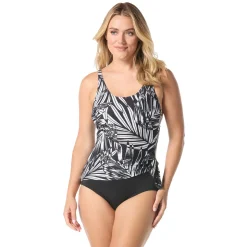 Draped - Women's Aquafitness One-Piece Swimsuit