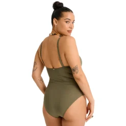 Dusty Olive - Women's One-Piece Swimsuit