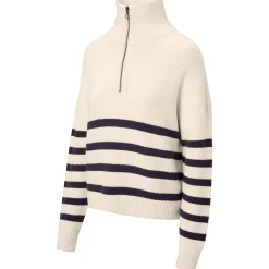 Eliza - Women's Half-Zip Sweater