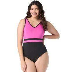 G8D404 - Women's Aquafitness One-Piece Swimsuit