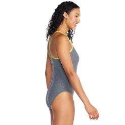 Heather Closed Back - Women's One-Piece Aquafitness Swimsuit