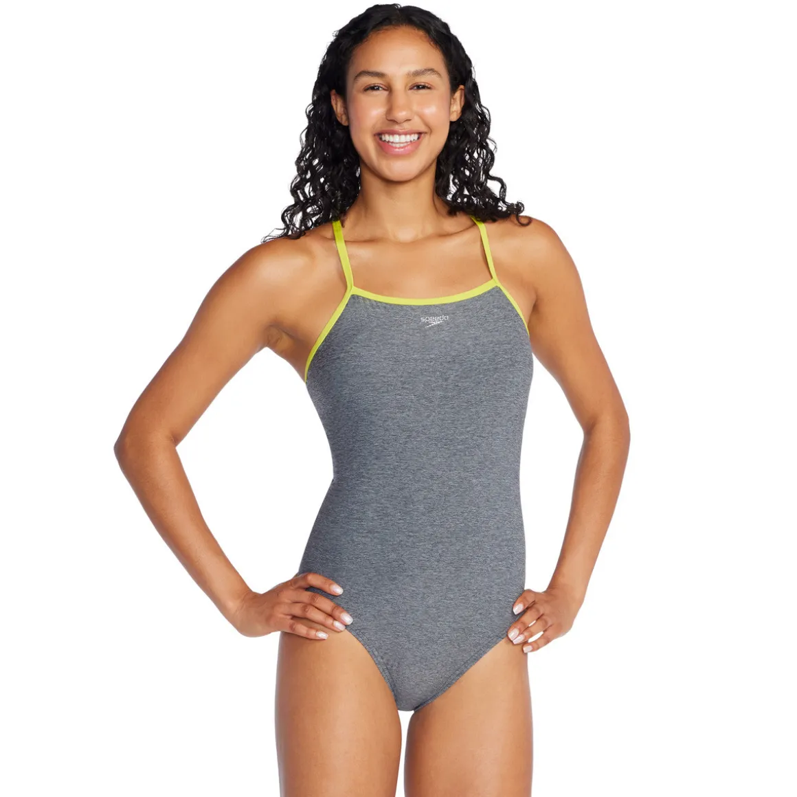 Heather Closed Back - Women's One-Piece Aquafitness Swimsuit