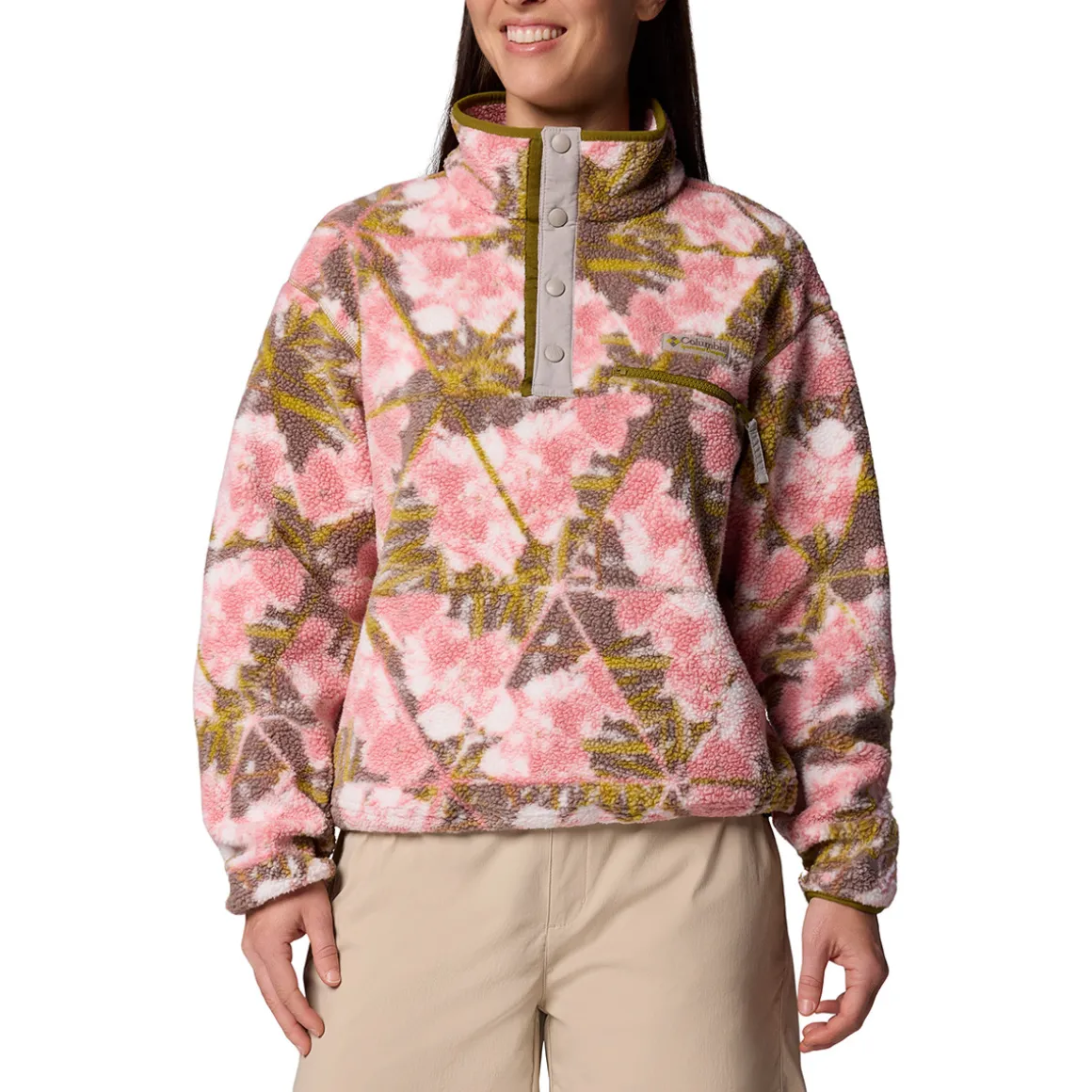 Helvetia II Cropped - Women's Half-Snap Sweater