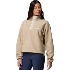 Helvetia II Cropped - Women's Half-Snap Sweater