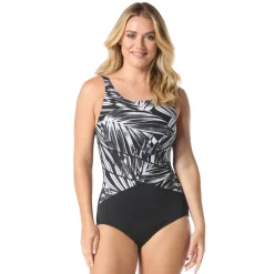 High Neck - Women's Aquafitness One-Piece Swimsuit