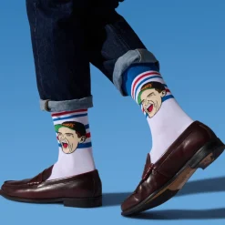 Mark Messier New York Rangers NHL Special Edition - Adult Caricature Crew Socks