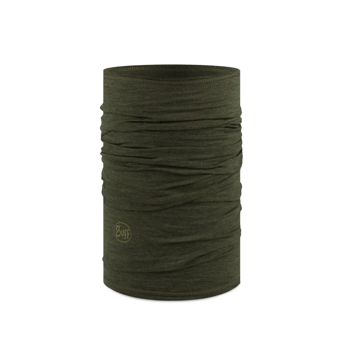 Merino Lightweight Solid Bark - Adult Neck Warmer