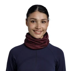 Merino Lightweight Solid Garnet - Adult Neck Warmer