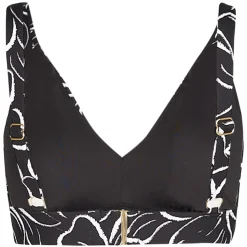 Monotone Floral - Women's Swimsuit Top