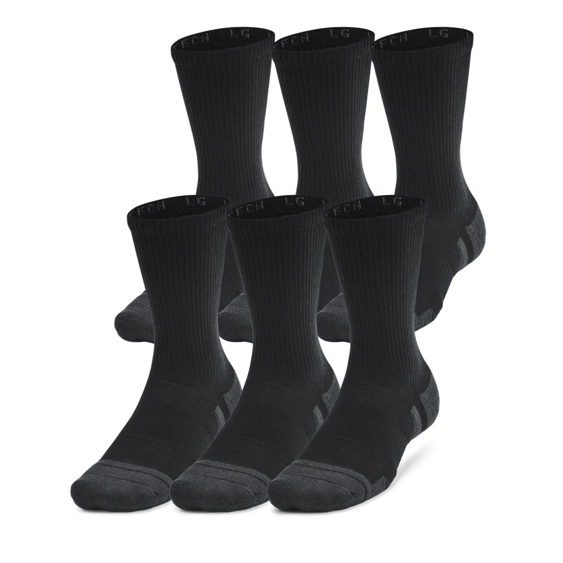 Perf Tech (Pack of 6 pairs) - Adult Crew Socks