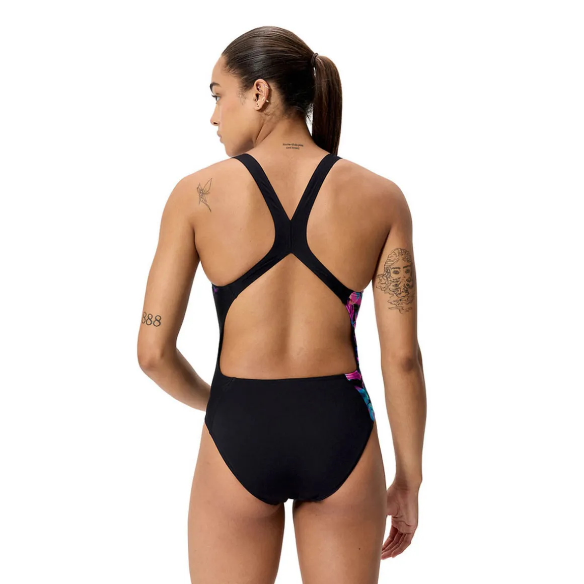 Printed Powerback - Women's One-Piece Training Swimsuit