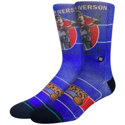 Retro Bighead Iverson - Adult Crew Socks