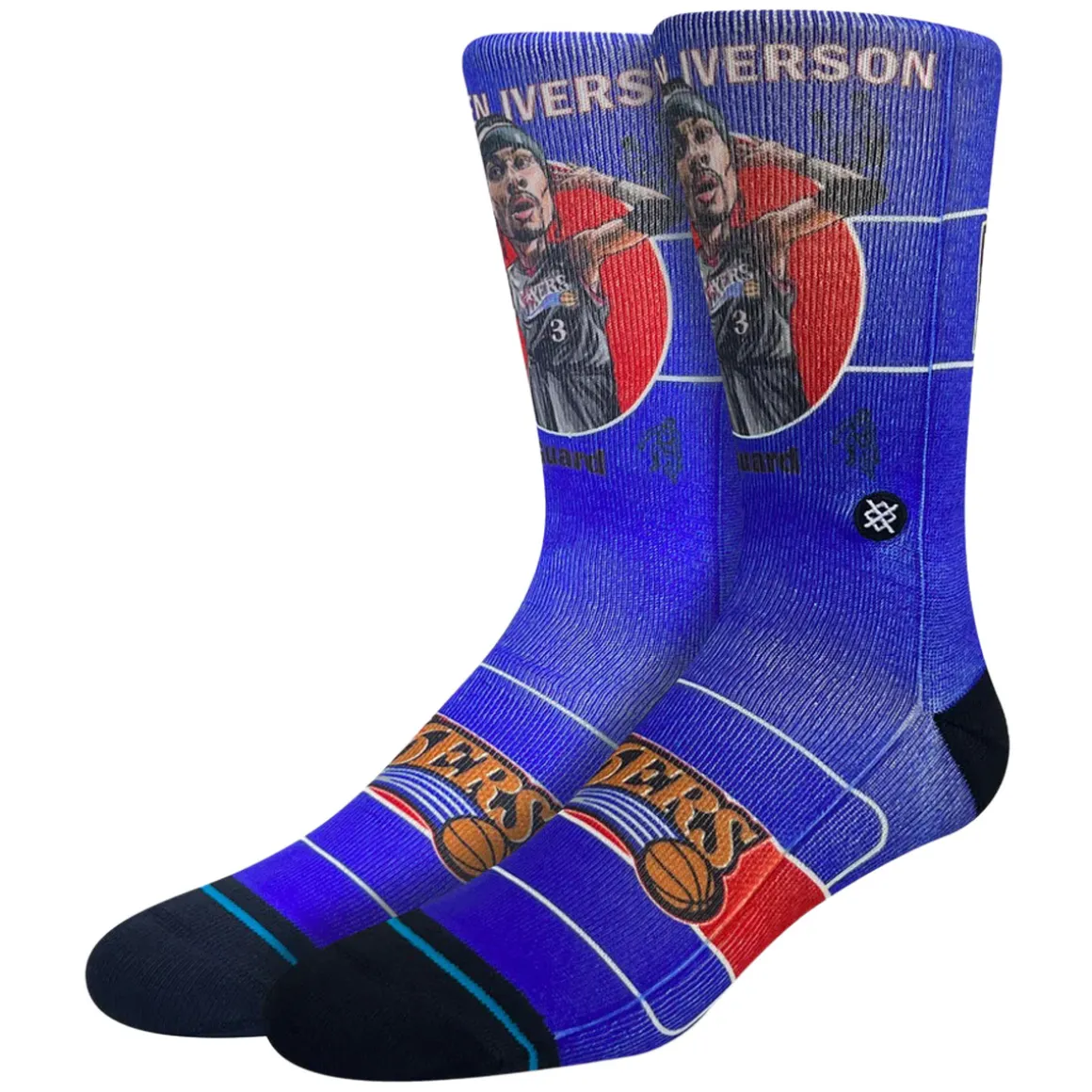 Retro Bighead Iverson - Adult Crew Socks