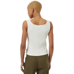 Rib Button Front - Women's Tank Top