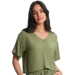 Rossa - Women's Short-Sleeved Blouse
