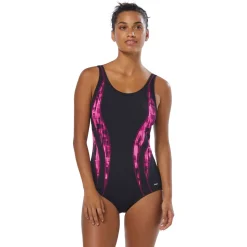Scoop Neck Pannel - Women's Aquafitness One-Piece Swimsuit