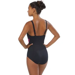 Scoop Neck Pannel - Women's Aquafitness One-Piece Swimsuit