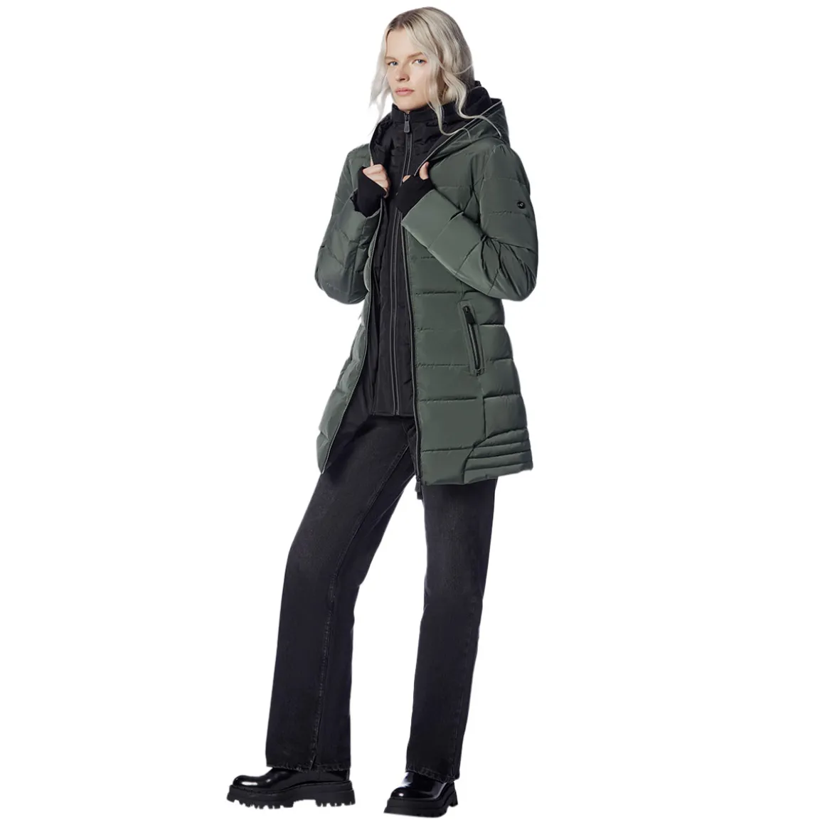 Sky - Women's Hooded Winter Jacket