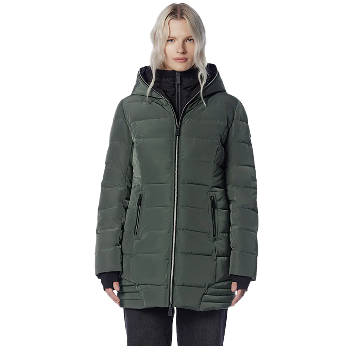 Sky - Women's Hooded Winter Jacket