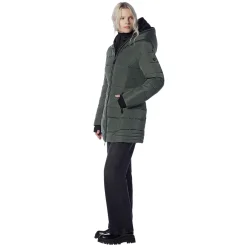 Sky - Women's Hooded Winter Jacket