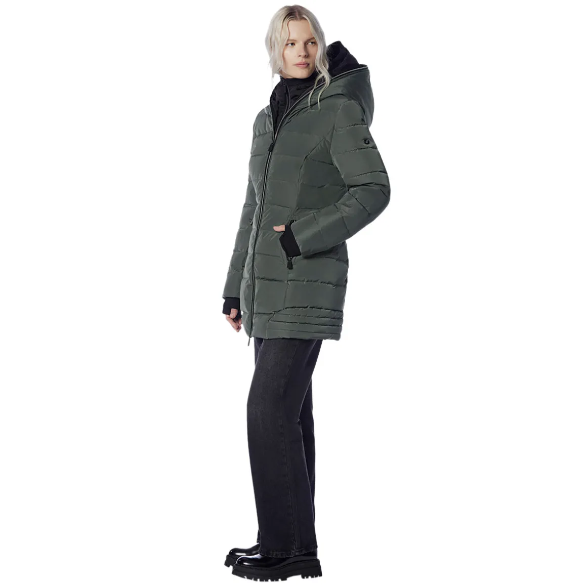 Sky - Women's Hooded Winter Jacket