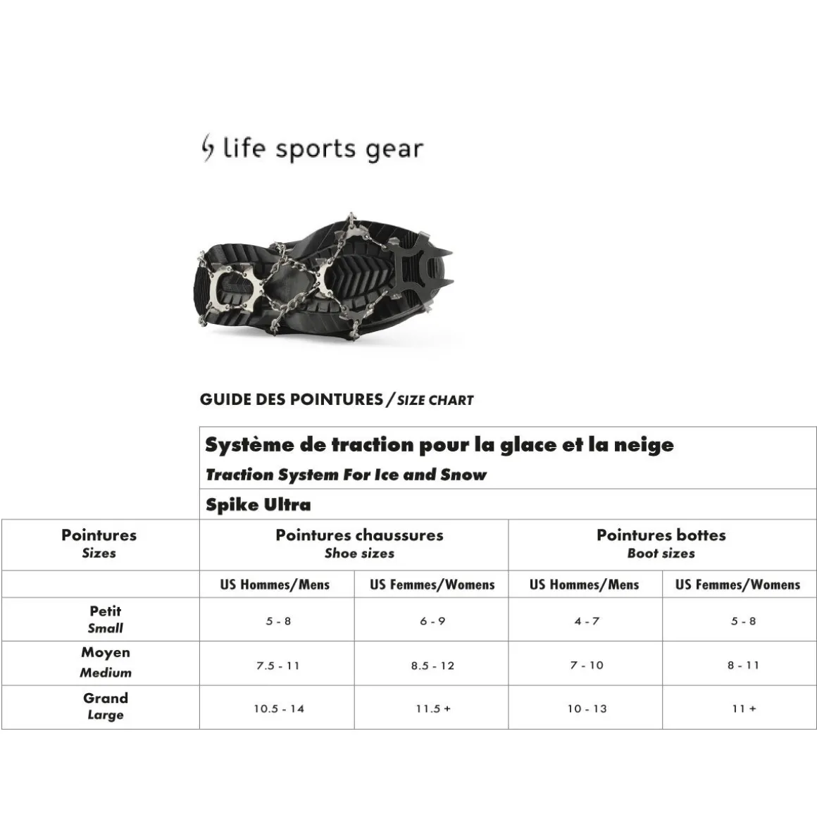 Spike Ultra - Traction System for Ice and Snow