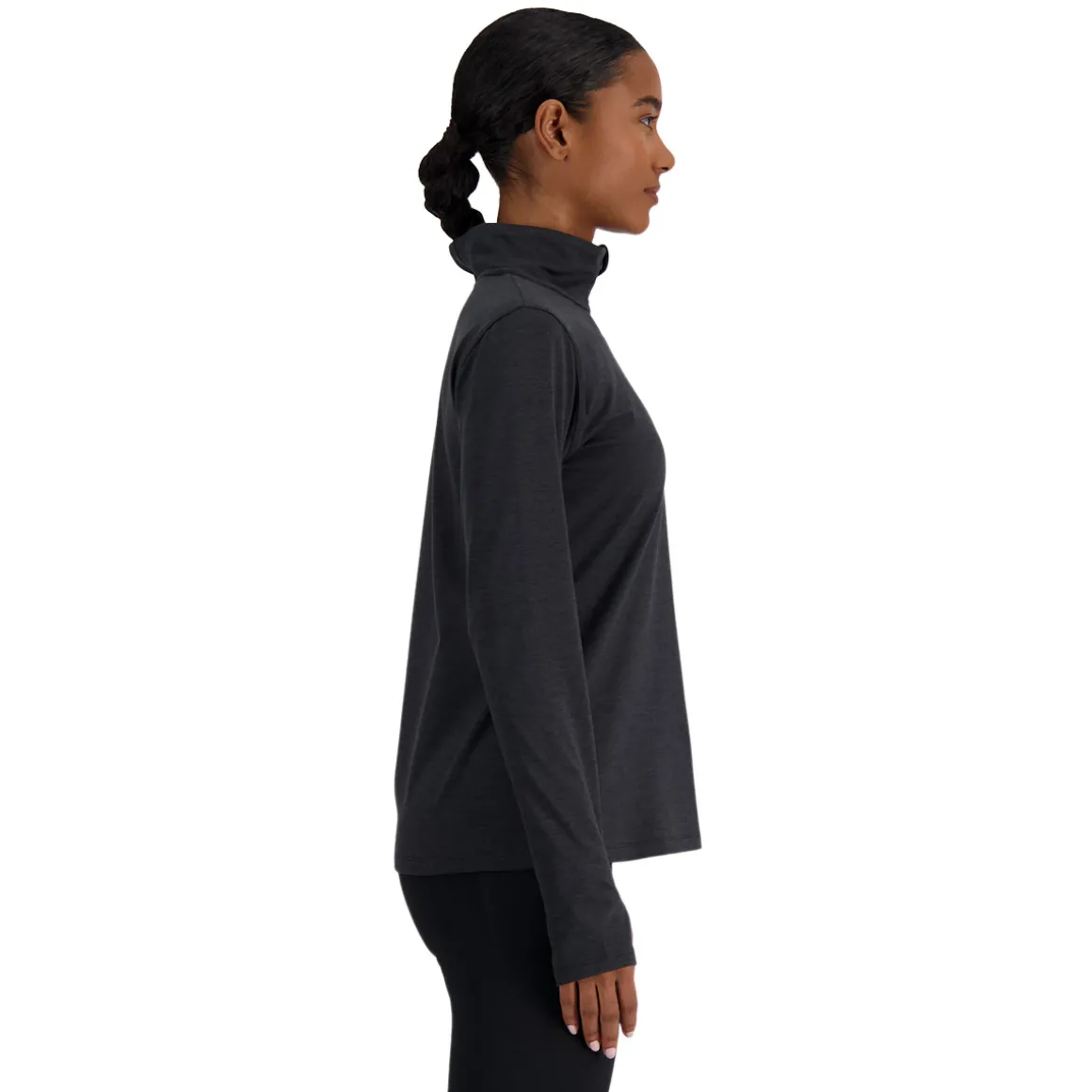 Sport Essentials Space Dye - Women's Quarter-Zip Training Long-Sleeved Shirt