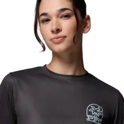 Tidal Palm Waves - Women's Long-Sleeved Shirt