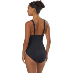 V-Neck - Women's Aquafitness One-Piece Swimsuit